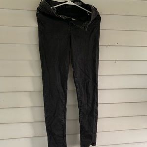 Black high waisted jeans